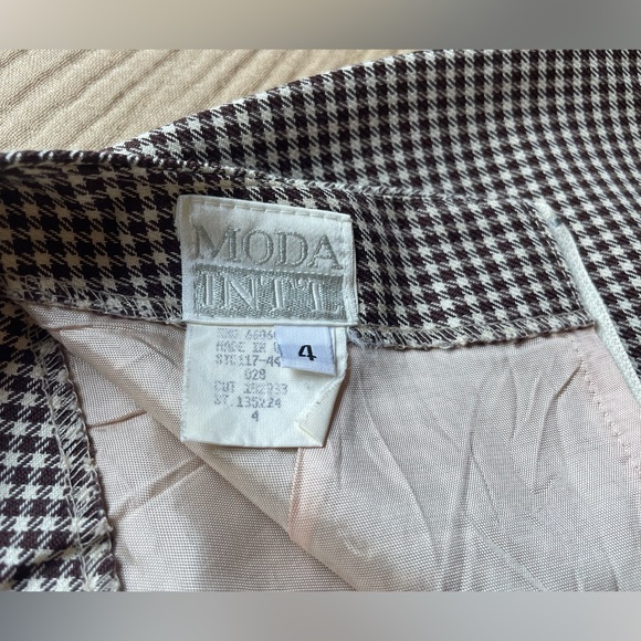 Moda International Houndstooth Mini Skirt 👡👡👡 - Picture 3 of 5
